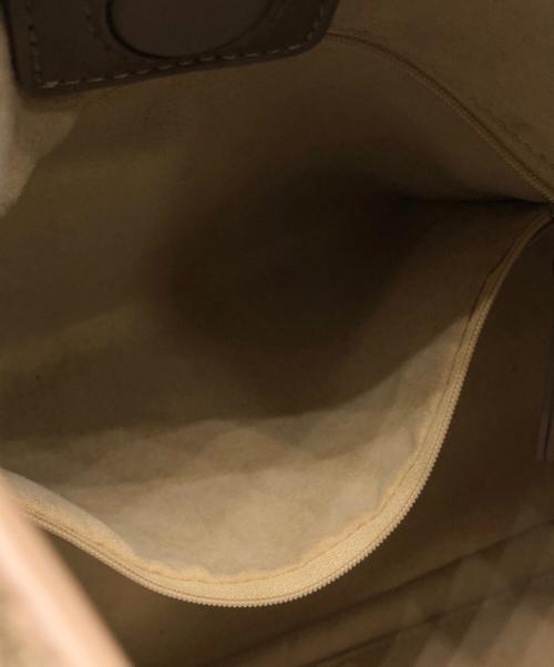 ELBATEGEV（エルバテゲブ）ELBATEGEV (エルバテゲブ) Plaque Hobo Bag Suede ブラウン サイズ:下記参照の古着・服飾アイテム