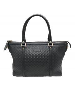 中古・古着通販】GUCCI (グッチ) ナイロン2WAYボストンバッグ ブラック