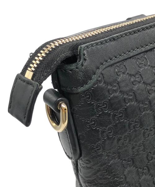 GUCCI（グッチ）GUCCI (グッチ) GGマイクログッチシマ2WAYショルダーバック ブラック サイズ:下記参照の古着・服飾アイテム