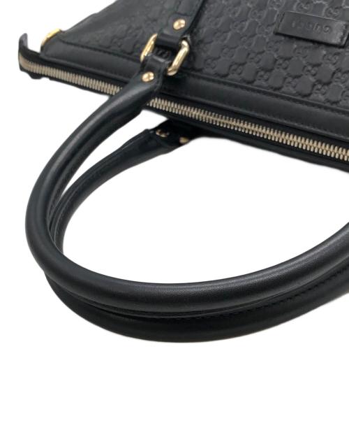 GUCCI（グッチ）GUCCI (グッチ) GGマイクログッチシマ2WAYショルダーバック ブラック サイズ:下記参照の古着・服飾アイテム