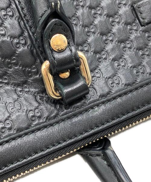 GUCCI（グッチ）GUCCI (グッチ) GGマイクログッチシマ2WAYショルダーバック ブラック サイズ:下記参照の古着・服飾アイテム