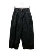 Vivienne Westwoodヴィヴィアンウエストウッド）の古着「タックパンツ」｜ブラック