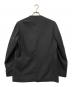 INVERT (インバート) ポリエステルフェイクツイードノーカラーボタンレスジャケット ブラック サイズ:3：13000円