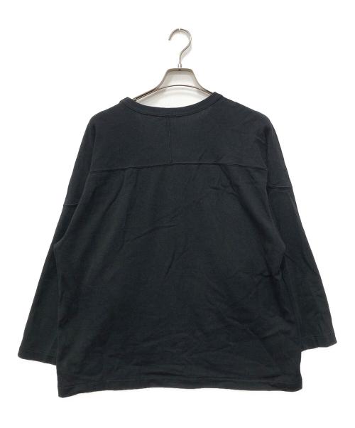 COMOLI（コモリ）COMOLI (コモリ) フットボールTシャツ ブラック サイズ:2の古着・服飾アイテム