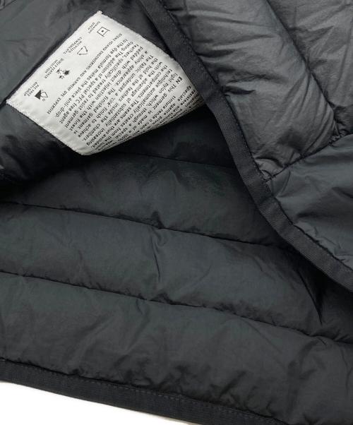 STONE ISLAND（ストーンアイランド）STONE ISLAND (ストーンアイランド) GARMENT DYED MICRO YARN DOWN VEST ブラック サイズ:Lの古着・服飾アイテム