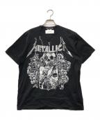 JUNYA WATANABE COMME des GARCONS(ジュンヤワタナベ コムデギャルソン）の古着「綿天竺 METALLICA バンドTシャツ」｜ブラック