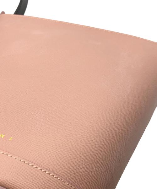 MARNI（マルニ）MARNI (マルニ) サフィアーノレザーバケットバッグ ピンク サイズ:下記参照の古着・服飾アイテム