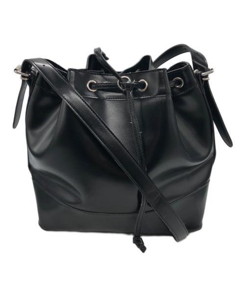 COMME des GARCONS COMME des GARCONS（コムデギャルソン コムデギャルソン）COMME des GARCONS COMME des GARCONS (コムデギャルソン コムデギャルソン) 巾着ショルダーバッグ ブラック サイズ:下記参照の古着・服飾アイテム