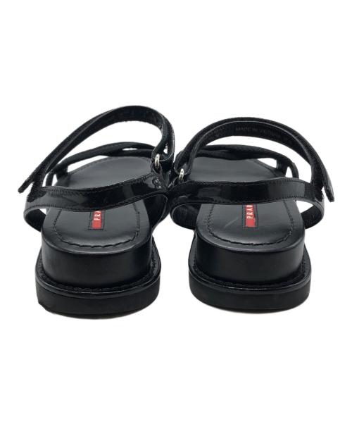 PRADA（プラダ）PRADA (プラダ) スポーツサンダル ブラック サイズ:37.5の古着・服飾アイテム