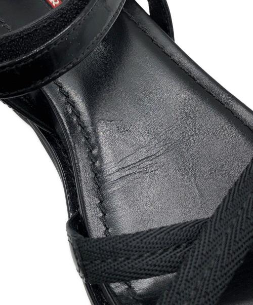 PRADA（プラダ）PRADA (プラダ) スポーツサンダル ブラック サイズ:37.5の古着・服飾アイテム