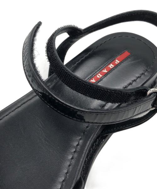 PRADA（プラダ）PRADA (プラダ) スポーツサンダル ブラック サイズ:37.5の古着・服飾アイテム