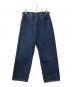 SCYEBASICS（サイベーシックス）の古着「Used Wash Wide Leg Jeans」｜ブルー