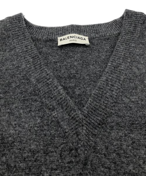 BALENCIAGA（バレンシアガ）BALENCIAGA (バレンシアガ) ニットワンピース グレー サイズ:34の古着・服飾アイテム
