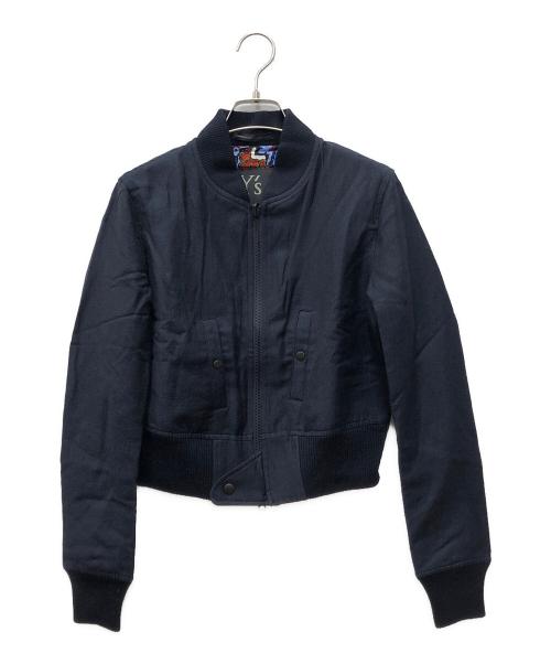 Y's（ワイズ）Y's (ワイズ) リバーシブルブルゾン ネイビー サイズ:1の古着・服飾アイテム