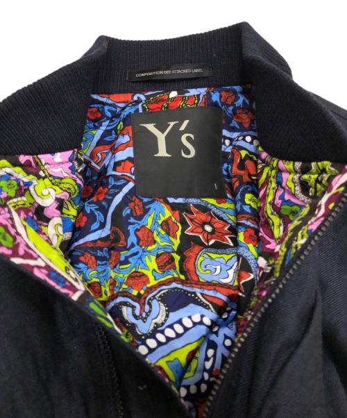 Y's（ワイズ）Y's (ワイズ) リバーシブルブルゾン ネイビー サイズ:1の古着・服飾アイテム