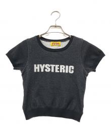 Hysteric Glamour（ヒステリックグラマー）の古着「TEMPTATION GIRLプレーティング チビプルオーバー」｜ブラック