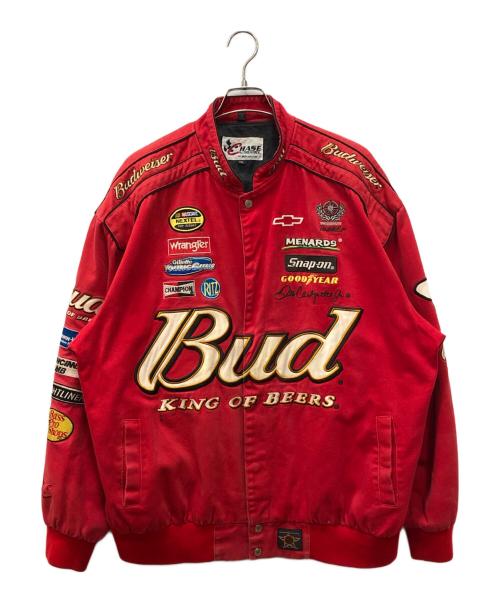 CHASE authentics（チェイスオーセンティック）CHASE AUTHENTICS (チェイスオーセンティック) レーシングジャケット レッド サイズ:2XLの古着・服飾アイテム