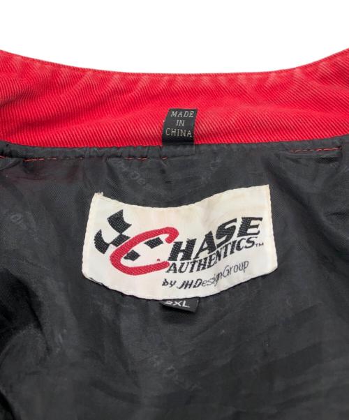 CHASE authentics（チェイスオーセンティック）CHASE AUTHENTICS (チェイスオーセンティック) レーシングジャケット レッド サイズ:2XLの古着・服飾アイテム