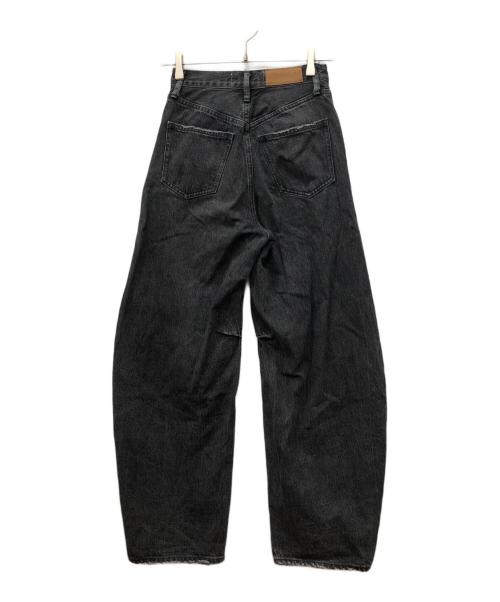 Curensology（カレンソロジー）Curensology (カレンソロジー) カーヴィーデニムパンツ ブラック サイズ:32の古着・服飾アイテム