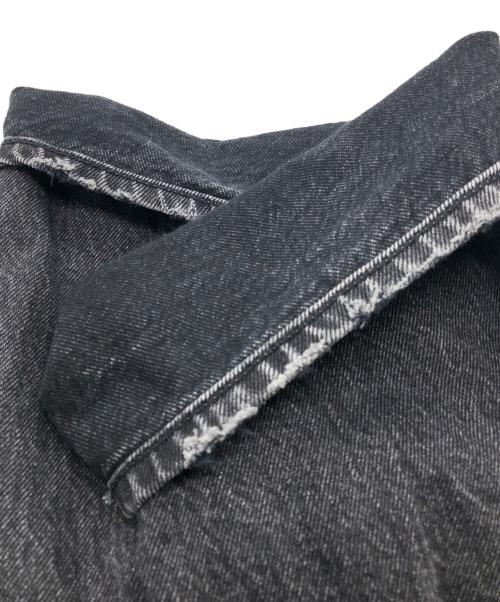 Curensology（カレンソロジー）Curensology (カレンソロジー) カーヴィーデニムパンツ ブラック サイズ:32の古着・服飾アイテム