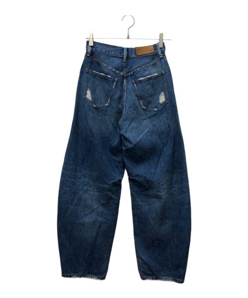 Curensology（カレンソロジー）Curensology (カレンソロジー) ダメージカーヴィーデニムパンツ インディゴ サイズ:32の古着・服飾アイテム