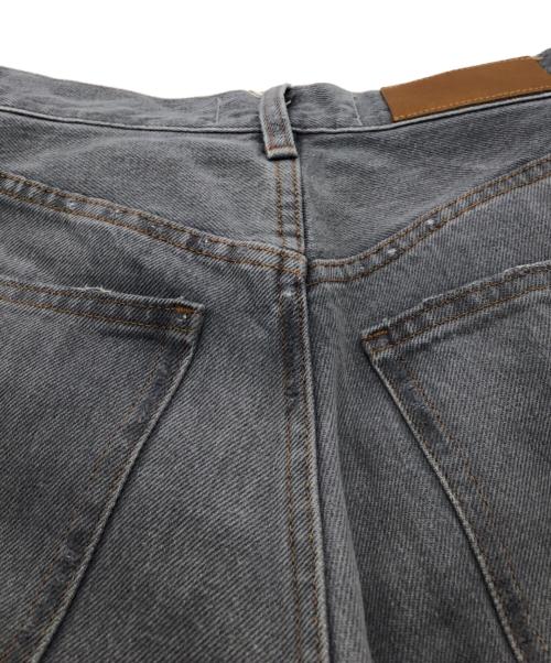 Curensology（カレンソロジー）Curensology (カレンソロジー) カーブデニムパンツ グレー サイズ:34の古着・服飾アイテム