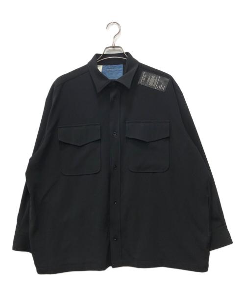 N.HOOLYWOOD（エヌ ハリウッド）N.HOOLYWOOD (エヌ ハリウッド) CPO SHIRT ブラック サイズ:36の古着・服飾アイテム