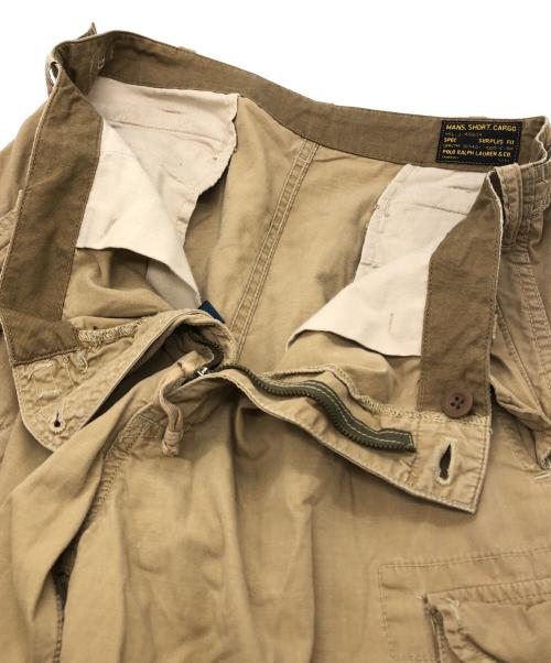 POLO RALPH LAUREN（ポロ・ラルフローレン）POLO RALPH LAUREN (ポロ・ラルフローレン) ミリタリーカーゴショーツ ベージュ サイズ:34の古着・服飾アイテム