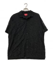 SUPREME（シュプリーム）の古着「Chainstitch Chiffon S/S Shirt」｜ブラック