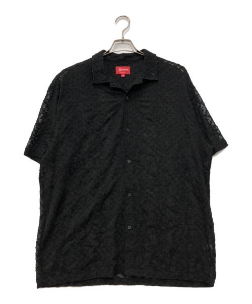 SUPREME（シュプリーム）SUPREME (シュプリーム) Chainstitch Chiffon S/S Shirt ブラック サイズ:XLの古着・服飾アイテム