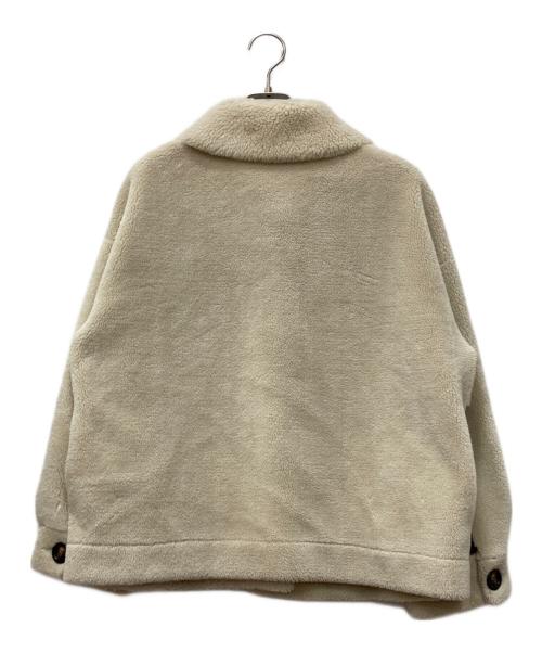 MARELLA sport（マレーラ スポーツ）MARELLA sport (マレーラ スポーツ) ボアジャケット ホワイト サイズ:40の古着・服飾アイテム