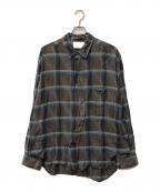 SUGARHILLシュガーヒル）の古着「OMBRE PLAID STAGGER SHIRTS」｜ブラウン
