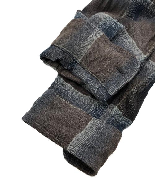 SUGARHILL（シュガーヒル）SUGARHILL (シュガーヒル) OMBRE PLAID STAGGER SHIRTS ブラウン サイズ:3の古着・服飾アイテム