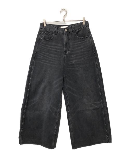 NFAI.（エヌエフエーアイ）NFAI. (エヌエフエーアイ) Wide Leg Jeans グレー サイズ:Sの古着・服飾アイテム