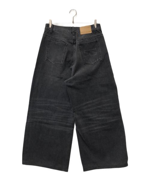 NFAI.（エヌエフエーアイ）NFAI. (エヌエフエーアイ) Wide Leg Jeans グレー サイズ:Sの古着・服飾アイテム