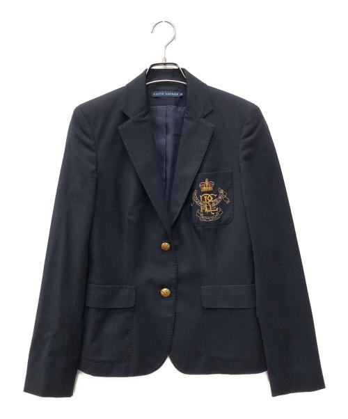 RALPH LAUREN（ラルフローレン）RALPH LAUREN (ラルフローレン) 金釦紺ブレザージャケット ネイビー サイズ:11の古着・服飾アイテム