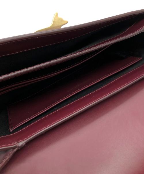 maison kitsune（メゾンキツネ）maison kitsune (メゾンキツネ) EDIE BAG ワインレッド サイズ:下記参照の古着・服飾アイテム