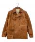 CINQUANTA（チンクワンタ）の古着「ダブルレザーコート」｜ブラウン