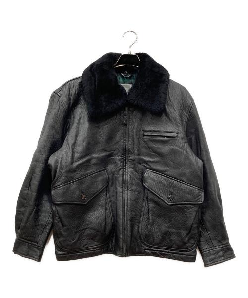 Christian Dior MONSIEUR（クリスチャンディオールムッシュ）Christian Dior MONSIEUR (クリスチャンディオールムッシュ) フライトジャケット ブラック サイズ:Lの古着・服飾アイテム