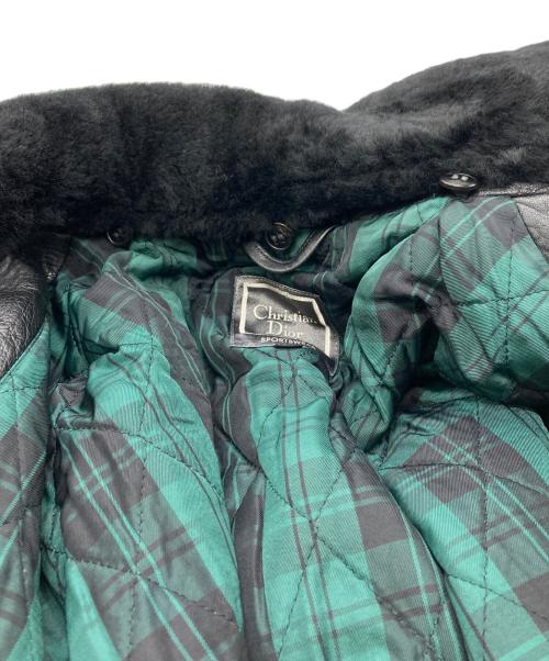 Christian Dior MONSIEUR（クリスチャンディオールムッシュ）Christian Dior MONSIEUR (クリスチャンディオールムッシュ) フライトジャケット ブラック サイズ:Lの古着・服飾アイテム