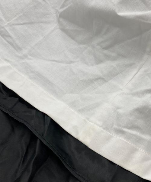 MM6 Maison Margiela（エムエムシックスメゾンマルジェラ）MM6 Maison Margiela (エムエムシックスメゾンマルジェラ) エイズロゴ ノースリーブワンピース ホワイト×ブラック サイズ:36の古着・服飾アイテム