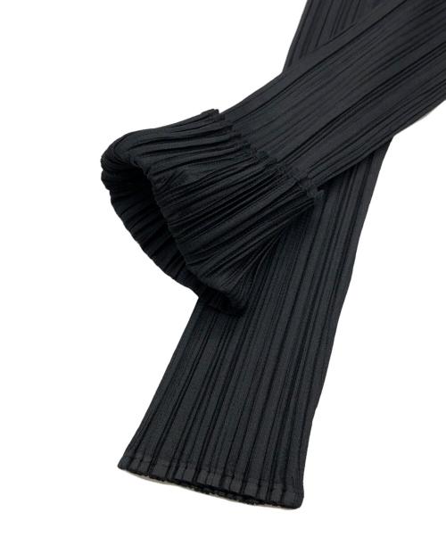 PLEATS PLEASE（プリーツプリーズ）PLEATS PLEASE (プリーツプリーズ) プリーツカーディガン ブラック サイズ:3の古着・服飾アイテム