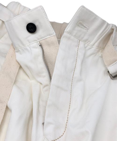 sacai（サカイ）sacai (サカイ) ドッキングカーゴショーツ ホワイト サイズ:3の古着・服飾アイテム