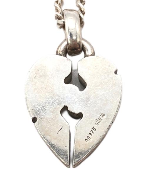 GUCCI（グッチ）GUCCI (グッチ) ハートトップネックレス シルバーの古着・服飾アイテム