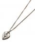 GUCCI (グッチ) ハートトップネックレス シルバー：12000円