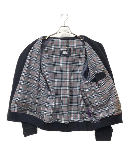 Burberry's（バーバリー）Burberry's (バーバリーズ) ウールボンバー ジャケット ネイビー サイズ:下記参照の古着・服飾アイテム
