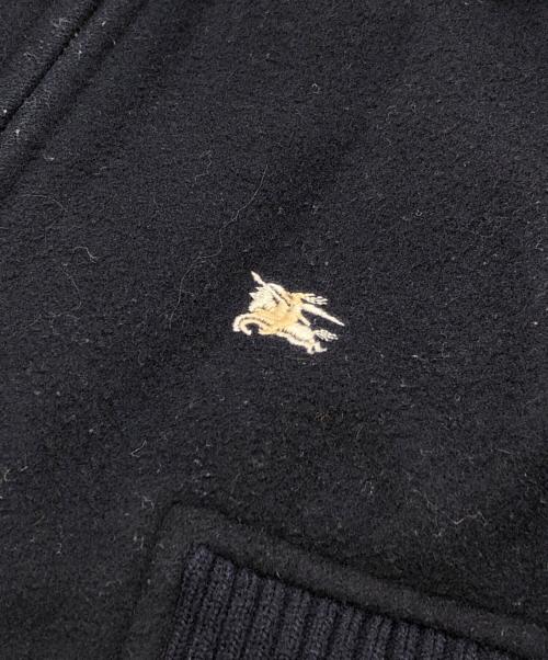 Burberry's（バーバリー）Burberry's (バーバリーズ) ウールボンバー ジャケット ネイビー サイズ:下記参照の古着・服飾アイテム