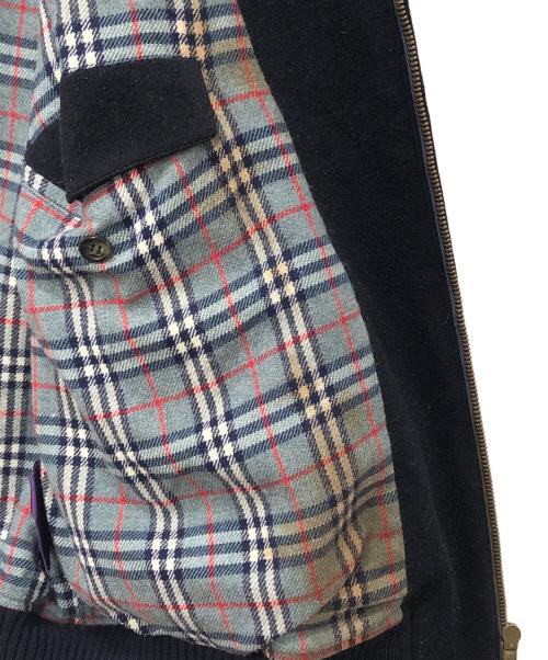 Burberry's（バーバリー）Burberry's (バーバリーズ) ウールボンバー ジャケット ネイビー サイズ:下記参照の古着・服飾アイテム