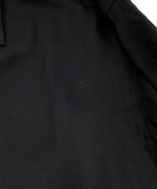 TOWN CRAFT（タウンクラフト）TOWN CRAFT (タウンクラフト) オープンカラーシャツ ブラック サイズ:Lの古着・服飾アイテム