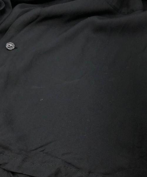 TOWN CRAFT（タウンクラフト）TOWN CRAFT (タウンクラフト) オープンカラーシャツ ブラック サイズ:Lの古着・服飾アイテム